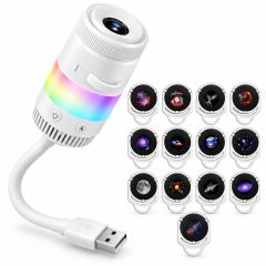 USB star projector with its thirteen projection discs