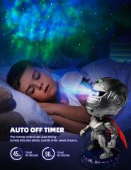 Sleeping under the projection with the auto-off timer